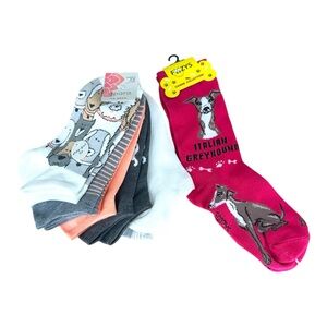 Dog Lover’s Sock Lot Italian Greyhound Puppies Dog Apara Pets